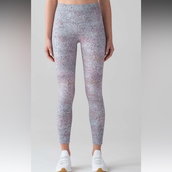 lululemon athletica Pants - Lululemon Wunder Under Hi-Rise 7/8 Tight Summer Haze Multi - Size 4